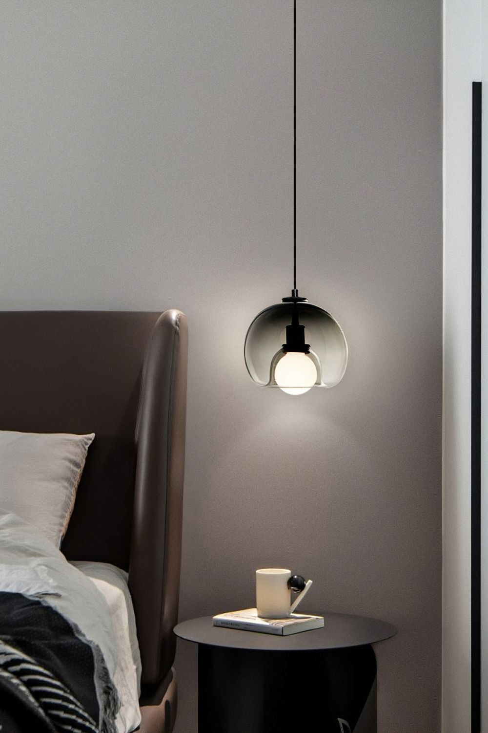 Semi Globe Electroplated Glass Pendant Lamp - SamuLighting