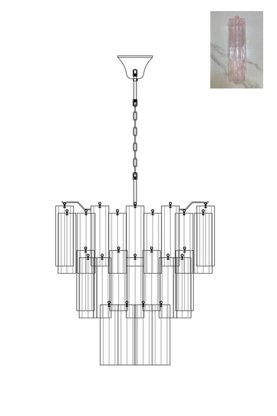 Murano Glass Tronchi Chandelier