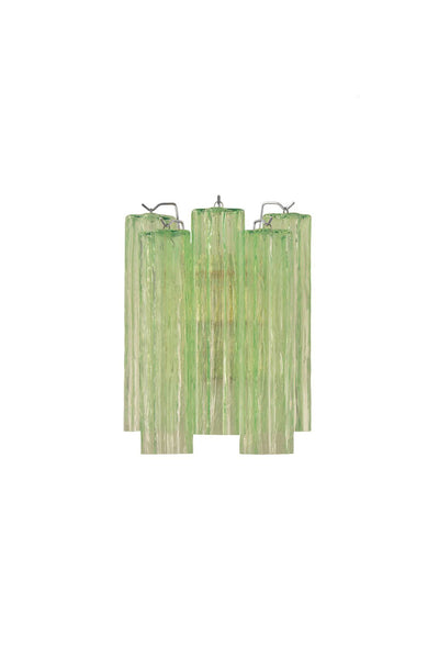 Bright Green Murano Glass Wall Lamp