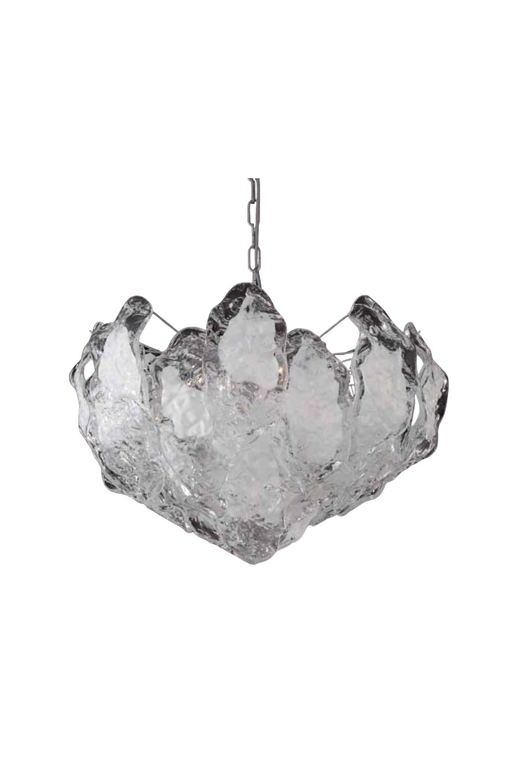 Murano Curved Leaves Chandelier