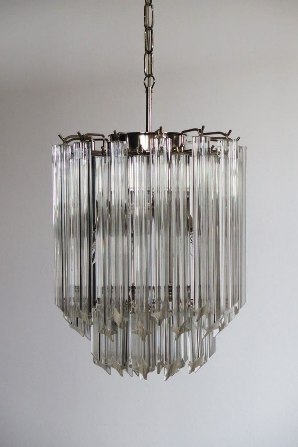 Murano Quadriedri Glass Chandelier