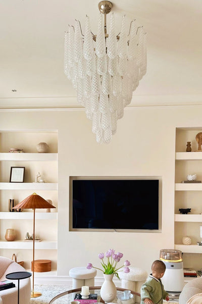 Murano Honeycomb Glass Chandelier - SamuLighting