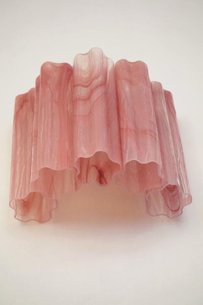 Pink Murano Glass Tube Wall lamp