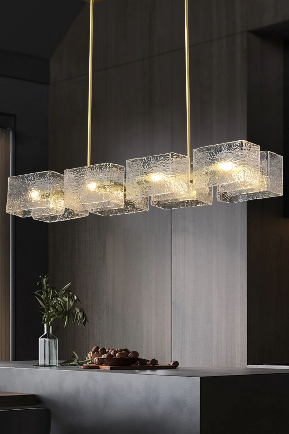 long water ripple Chandelier - SamuLighting