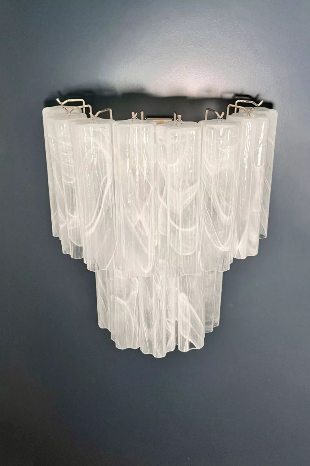 Murano Alabaster Glass Tube Wall Lamp