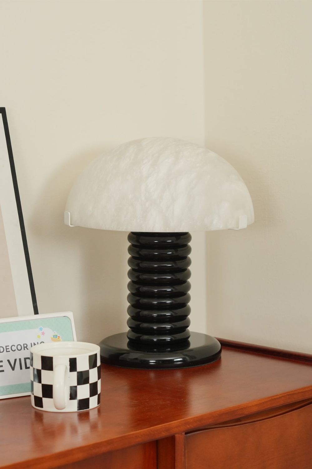 Ben Swildens Alabaster Table Lamp