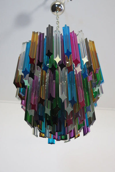 Quadridri Multicolor Prism Chandelier