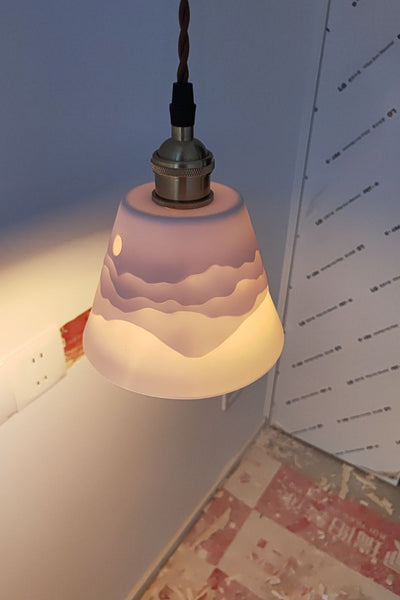Mountains Shadow Ceramic Pendant Lamp - SamuLighting