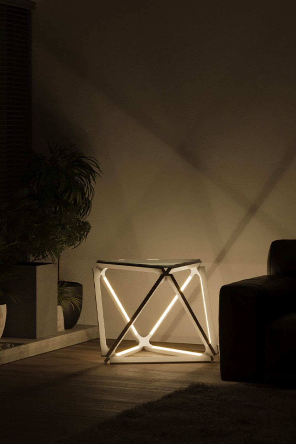 X-Light Table Ebonized - SamuLighting