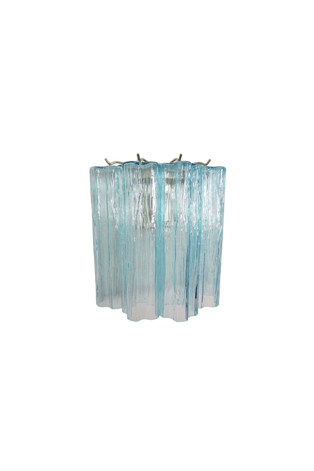 Blue Murano Glass Tube Wall lamp