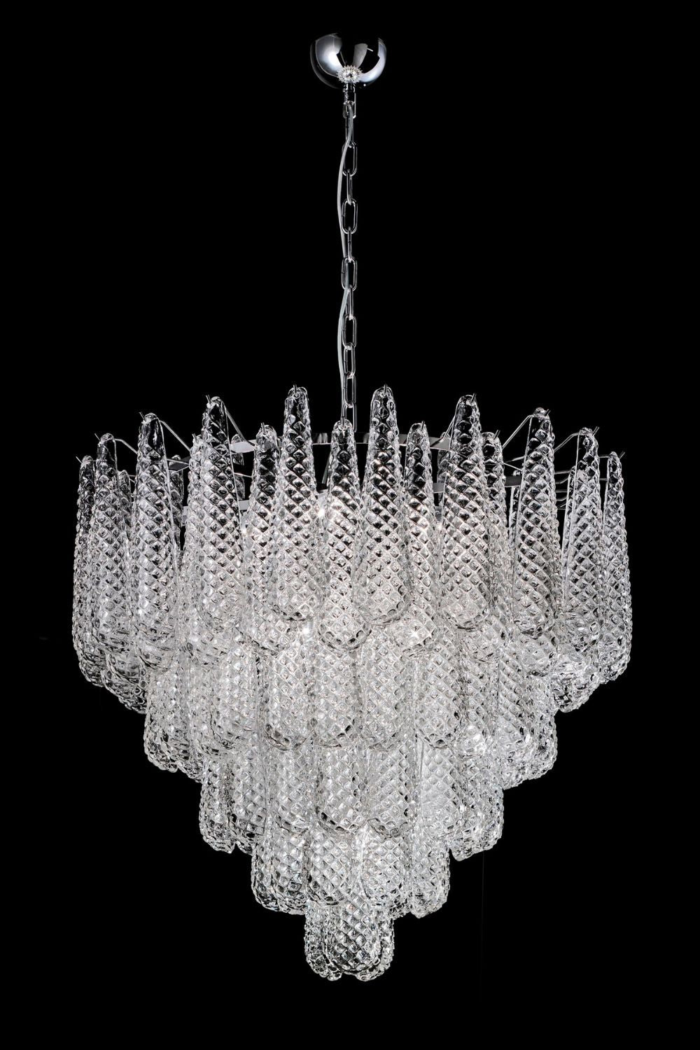 Murano Honeycomb Glass Chandelier - SamuLighting