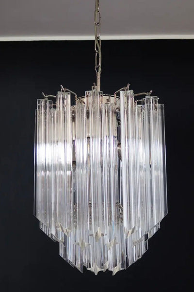 Murano Quadriedri Glass Chandelier