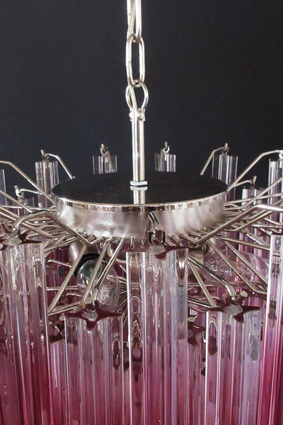 Amethyst Murano Glass Prism Chandelier