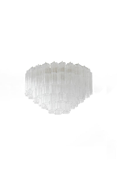 Clear Murano Glass Tronchi Ceiling Light