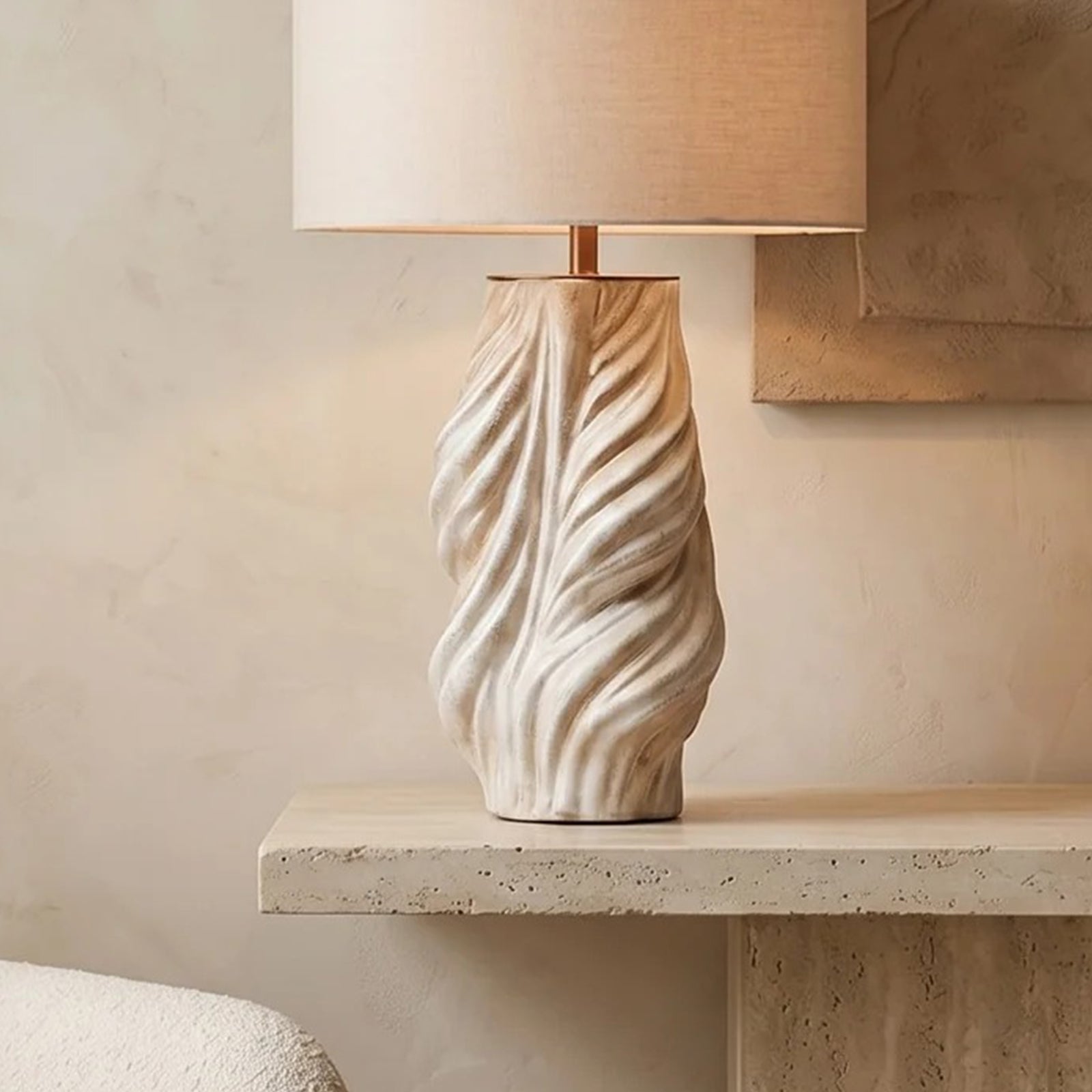 Sculptural Wavy Base