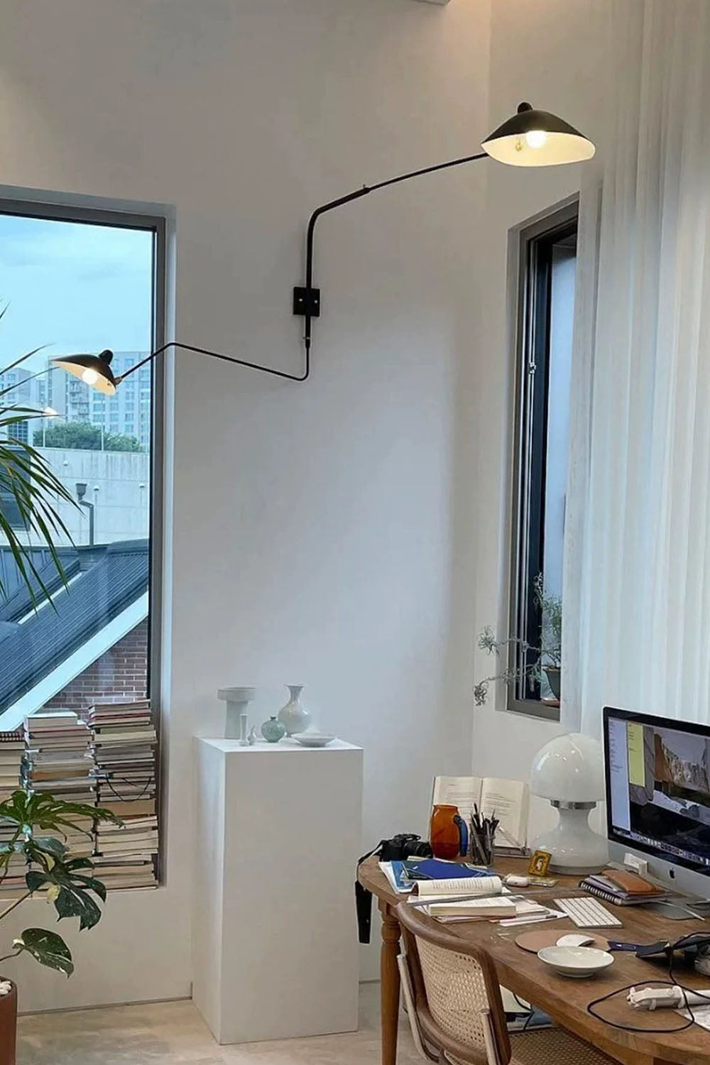 Adjustable Swing Arm Wall Lamp