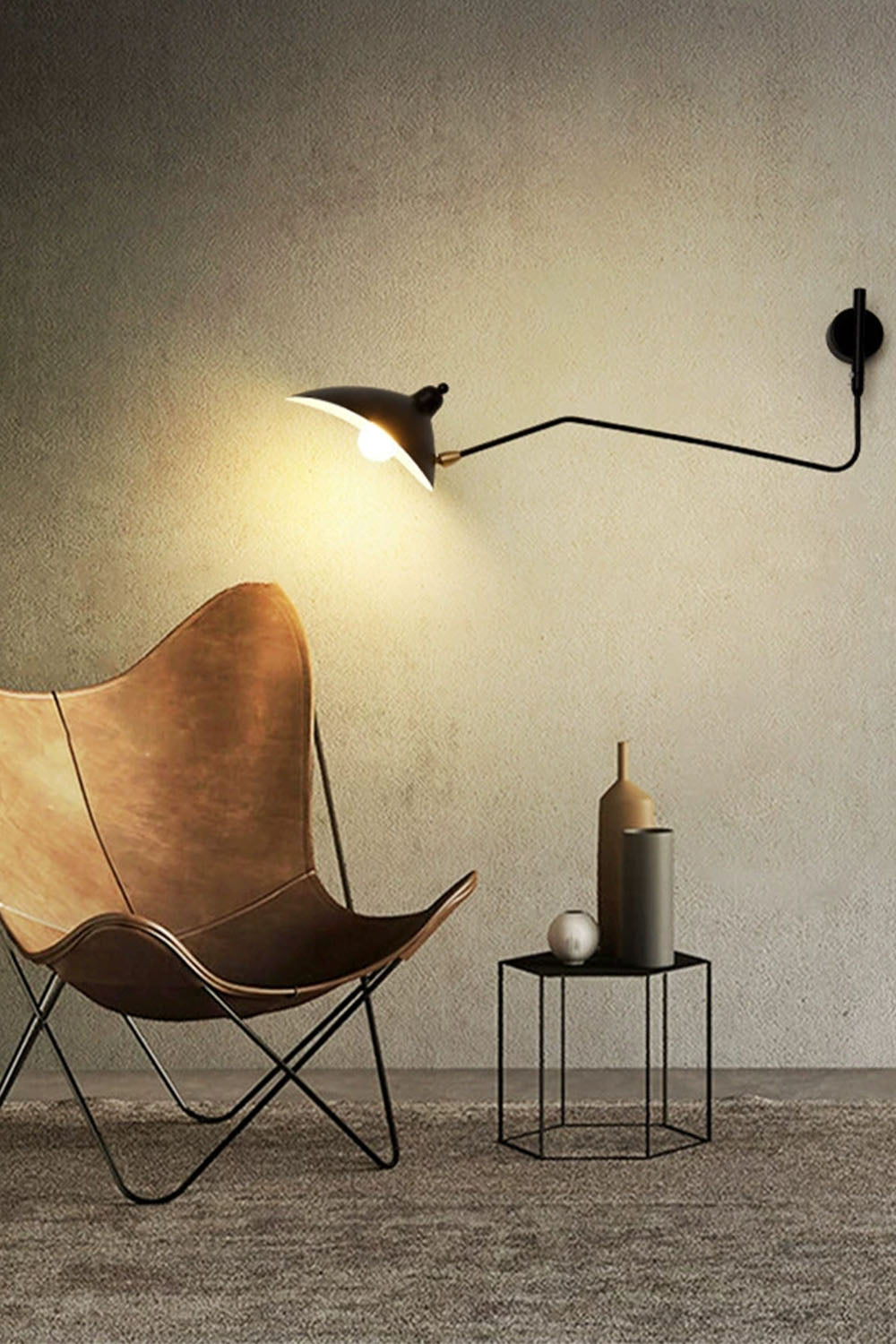 Adjustable Swing Arm Wall Lamp