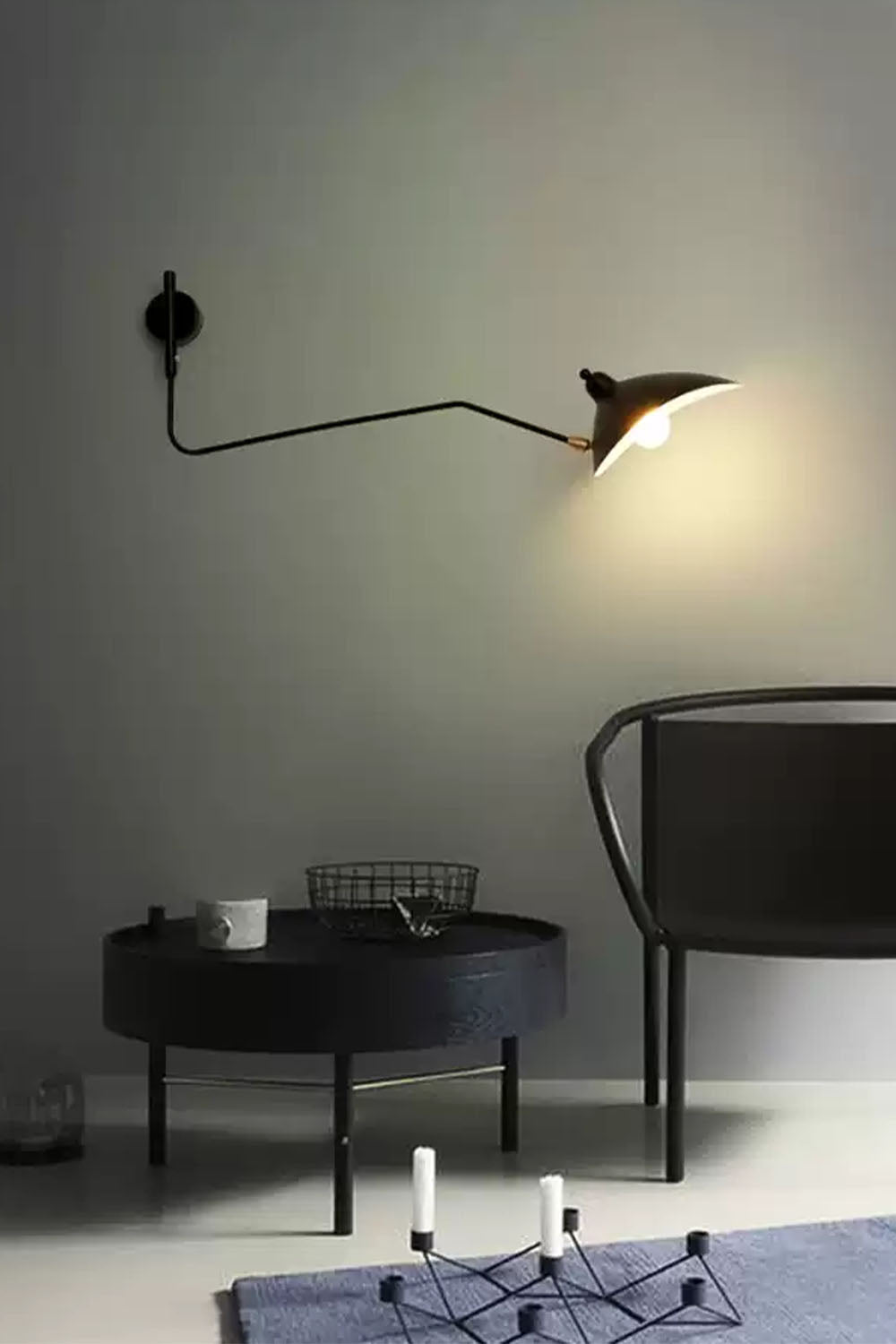 Adjustable Swing Arm Wall Lamp