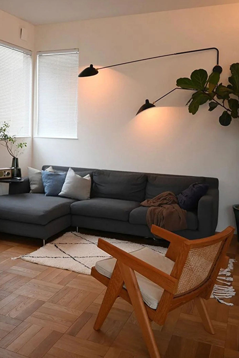 Adjustable Swing Arm Wall Lamp