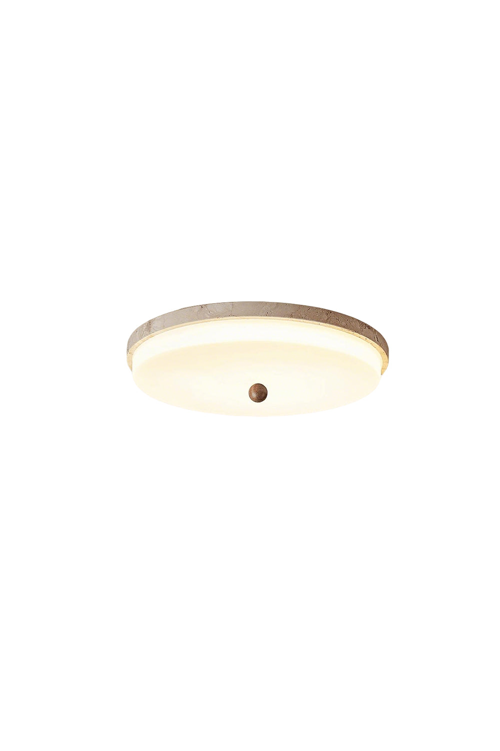Aeon Travertine Globe Ceiling Light