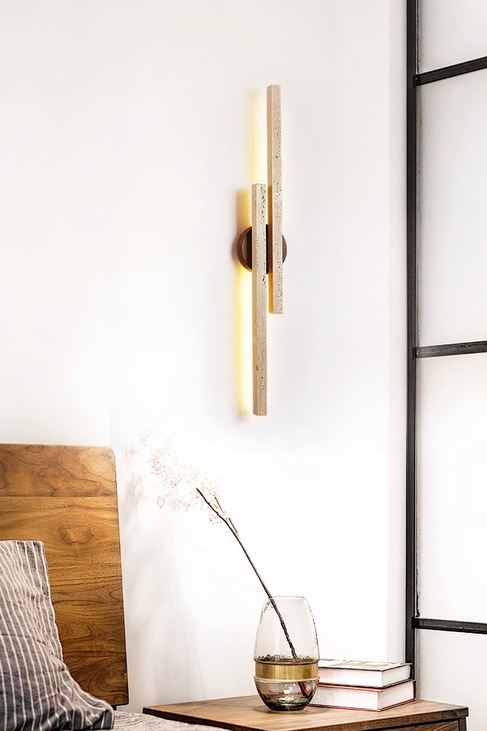 Aeris Travertine Wall Light