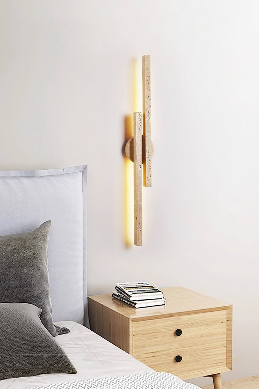 Aeris Travertine Wall Light