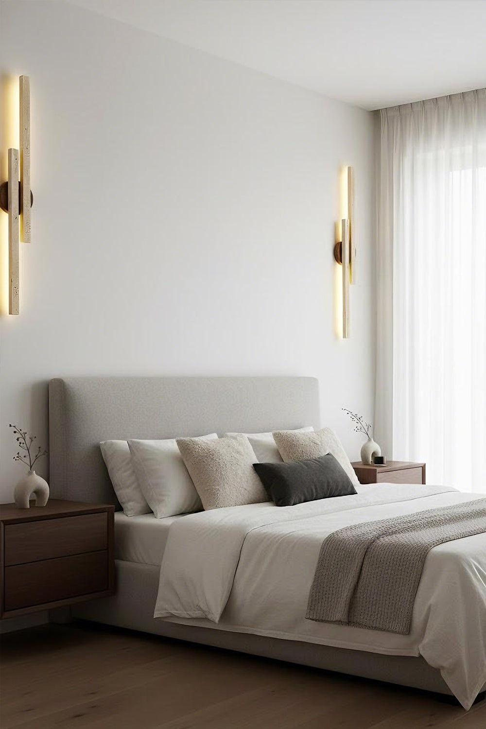 Aeris Travertine Wall Light