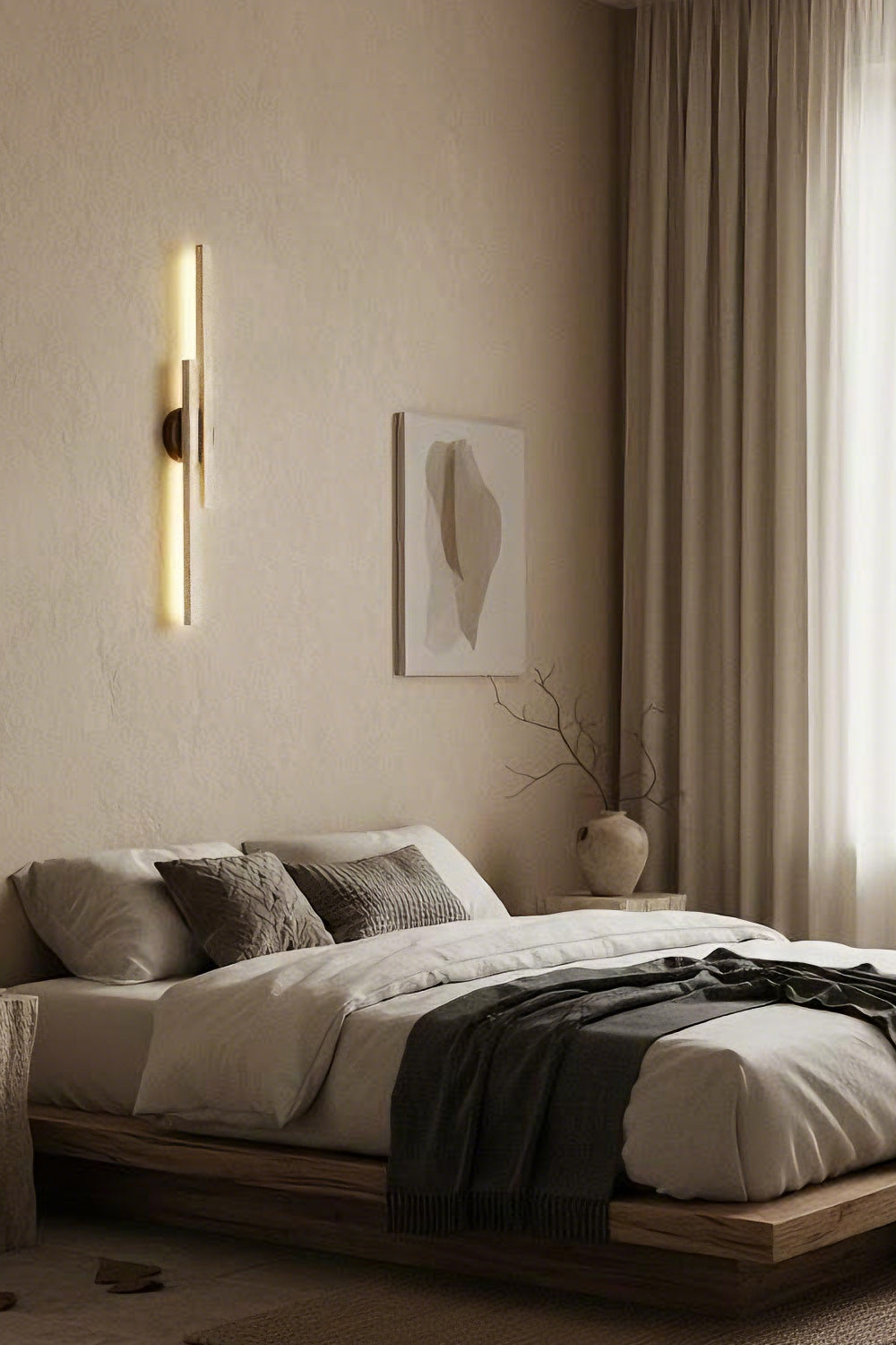 Aeris Travertine Wall Light
