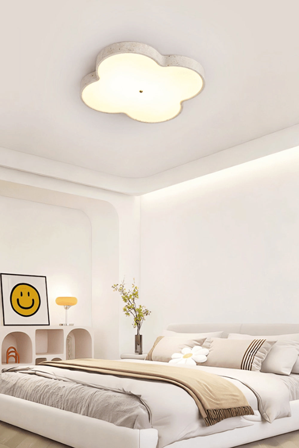 Aethel Cloud Travertine Ceiling Lamp