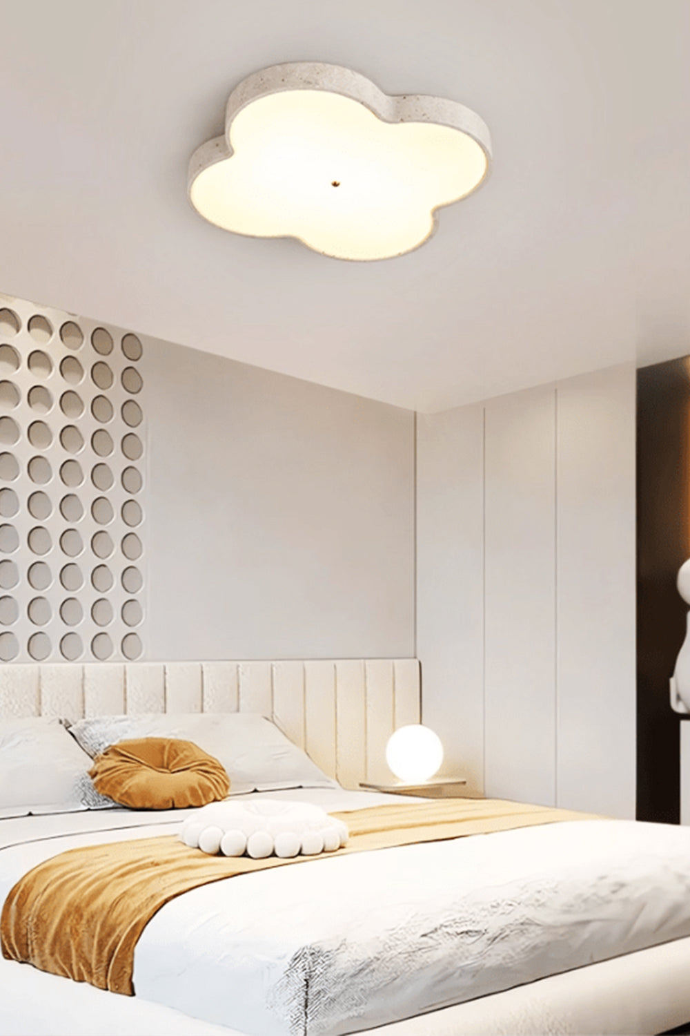 Aethel Cloud Travertine Ceiling Lamp