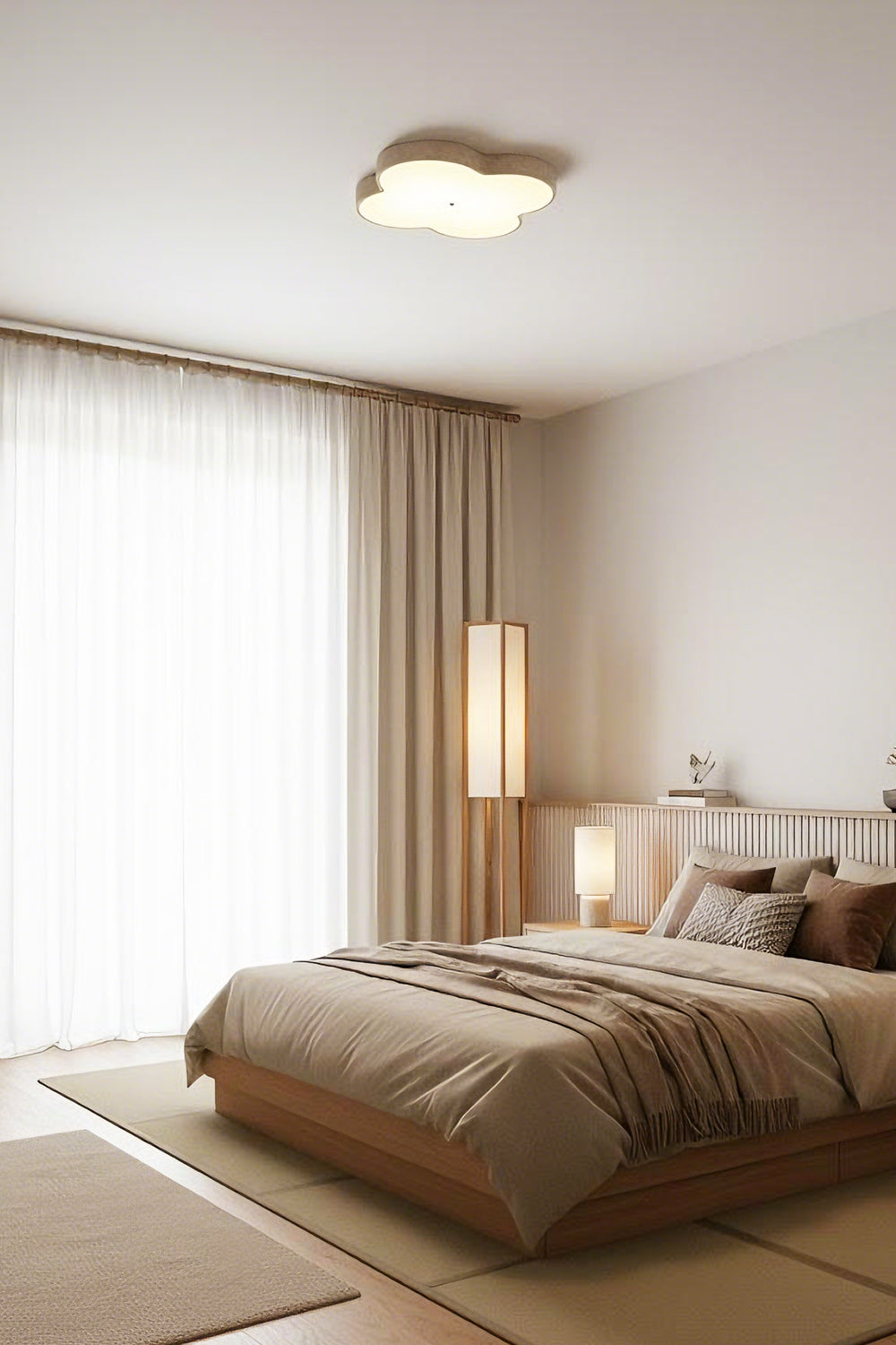 Aethel Cloud Travertine Ceiling Lamp