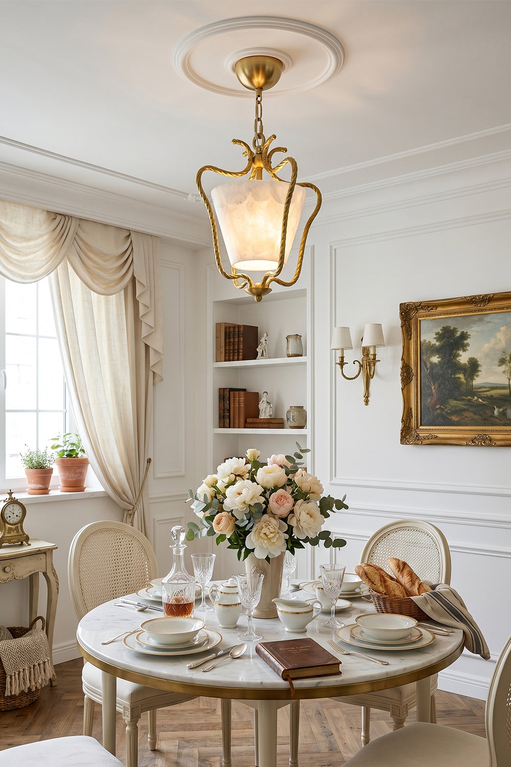 Aether Shell Gold Pendant Lamp for Restaurant | Samu  Lamp
