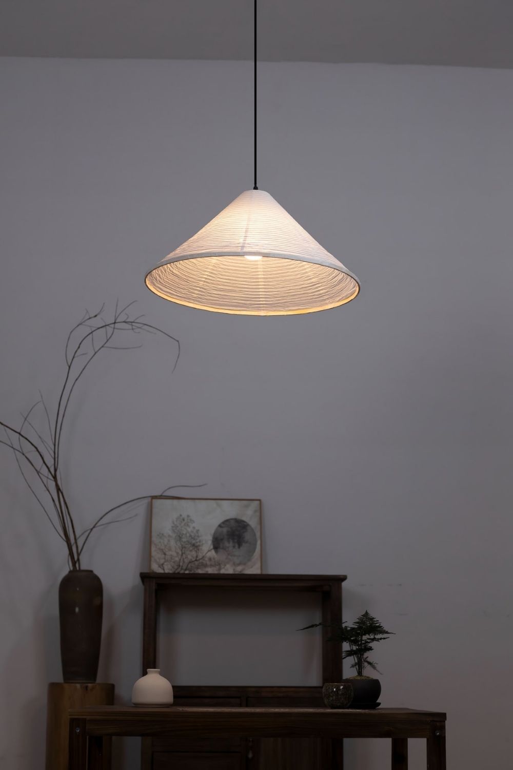 Akari Pyramid Pendant Lamp