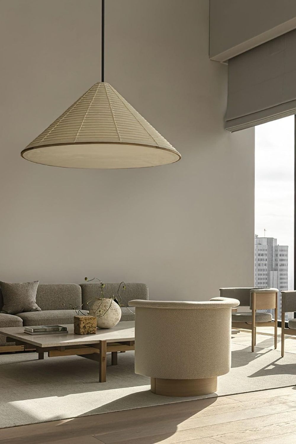 Akari Pyramid Pendant Lamp