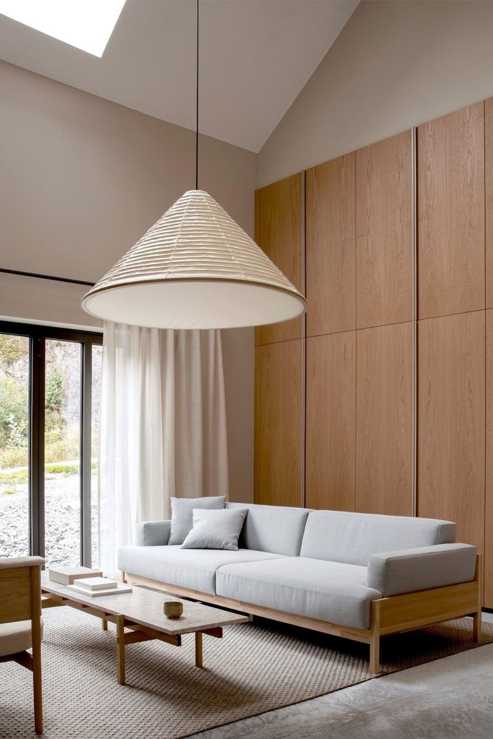 Akari Pyramid Pendant Lamp