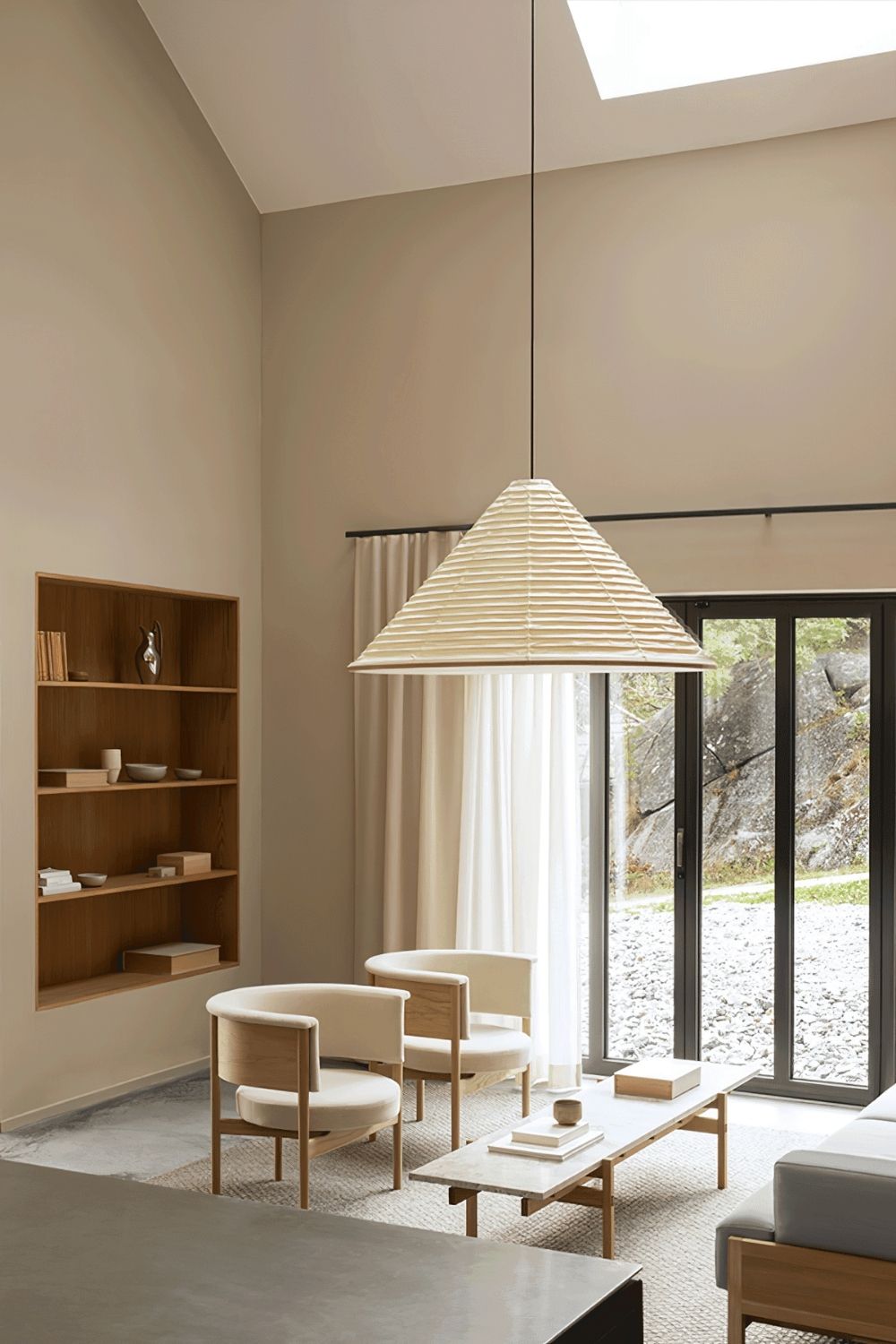 Akari Pyramid Pendant Lamp