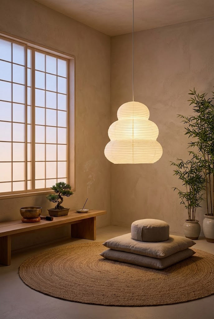 Akari Rice Paper 24N Pendant Light