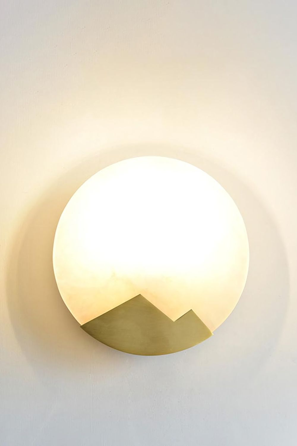 Alabaster Brass Wall Light - SamuLighting