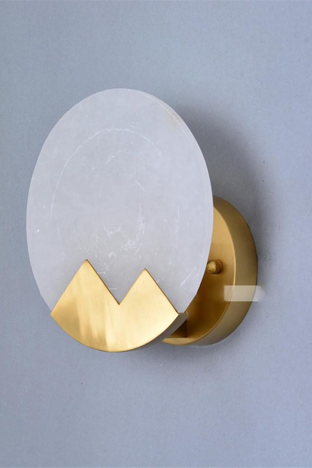 Alabaster Brass Wall Light - SamuLighting