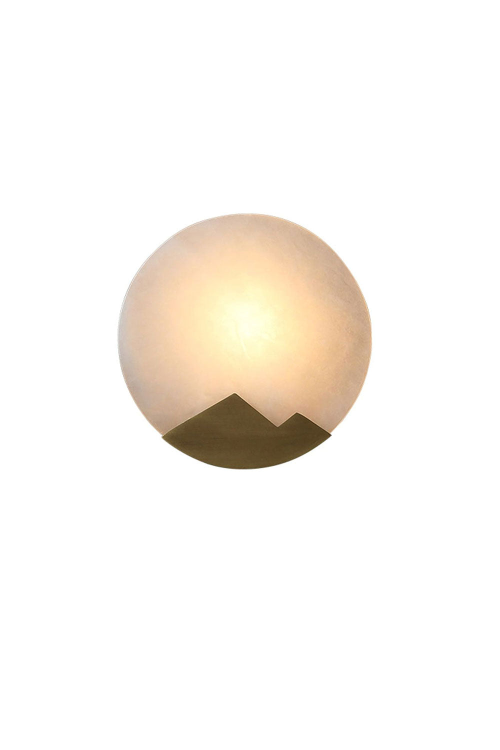 Alabaster Brass Wall Light - SamuLighting