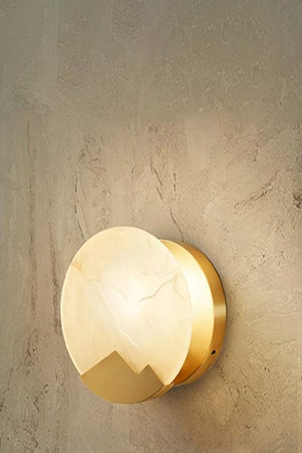 Alabaster Brass Wall Light - SamuLighting