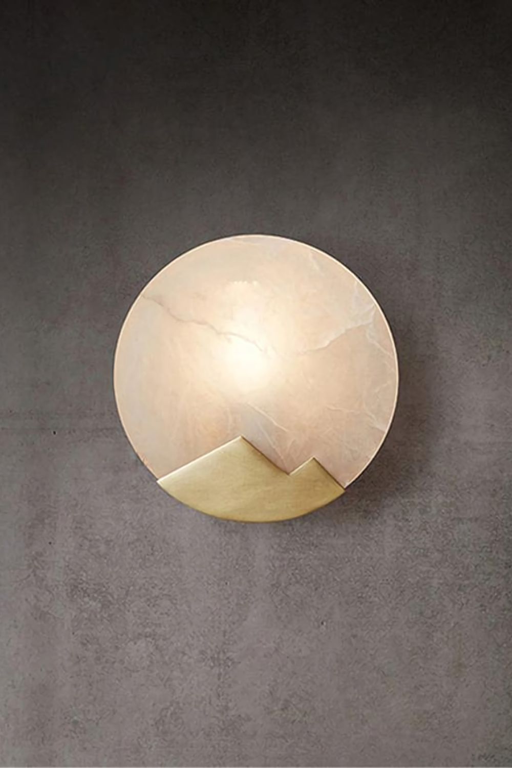 Alabaster Brass Wall Light - SamuLighting