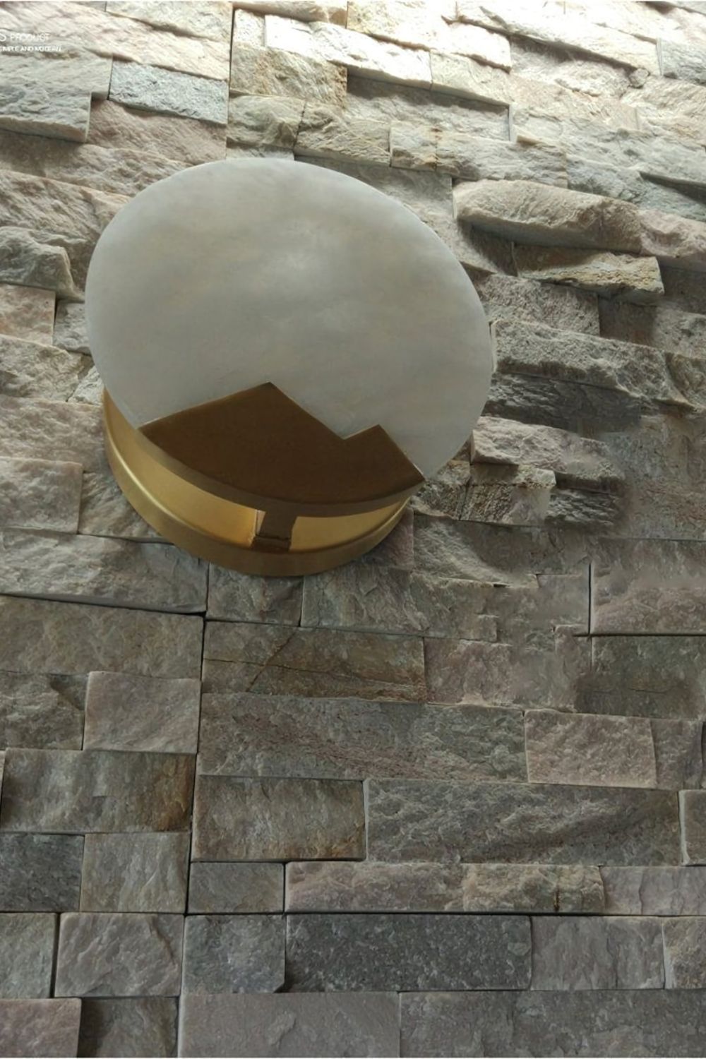 Alabaster Brass Wall Light - SamuLighting