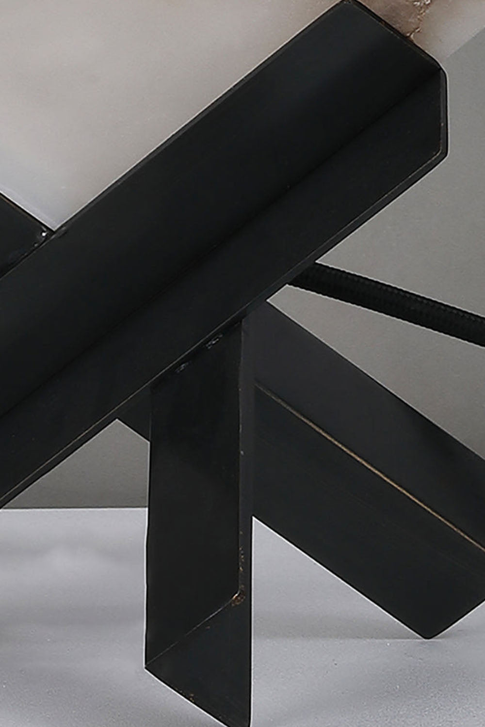 Alabaster Cubic Table Lamp