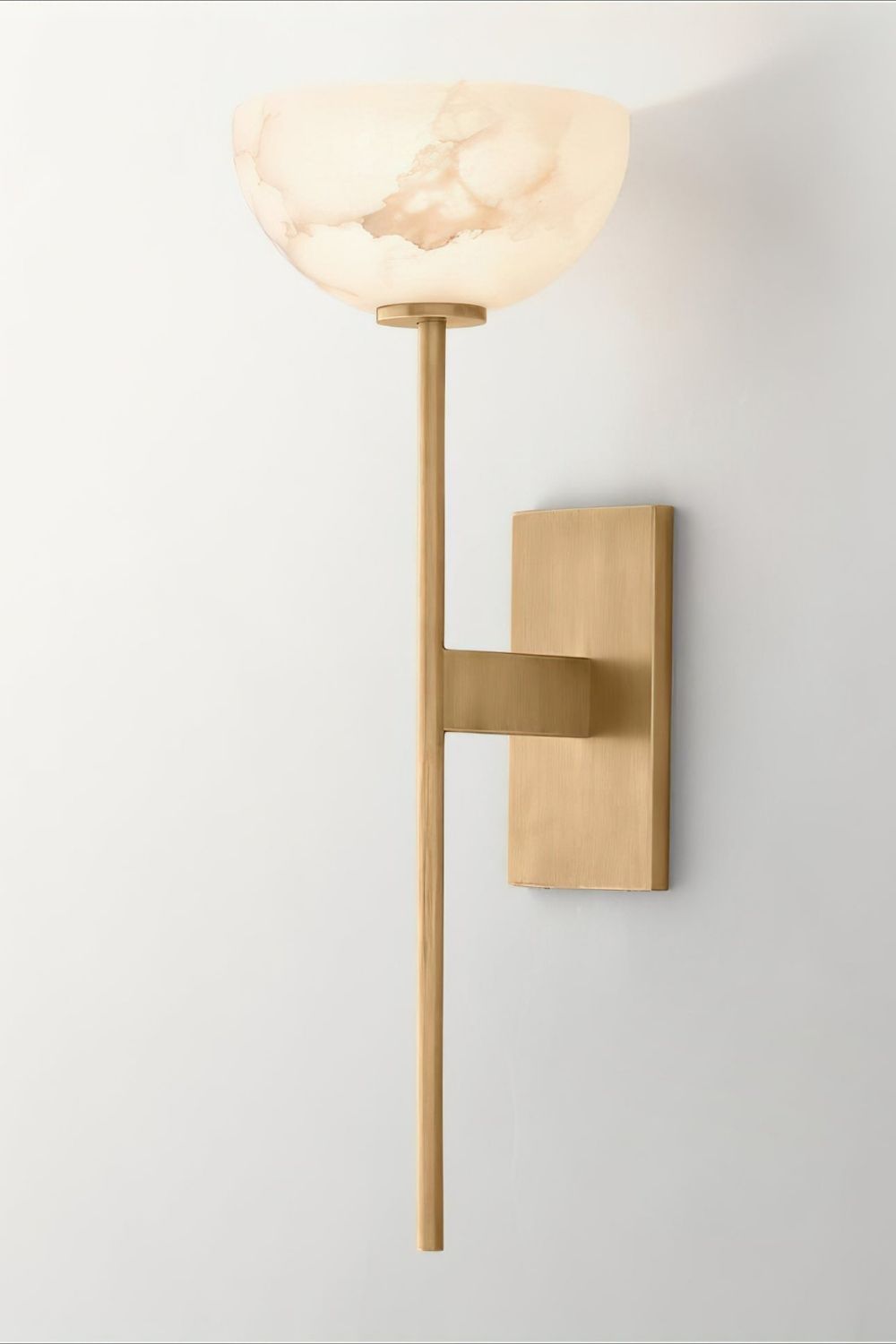 Alabaster Cup Wall Lamp