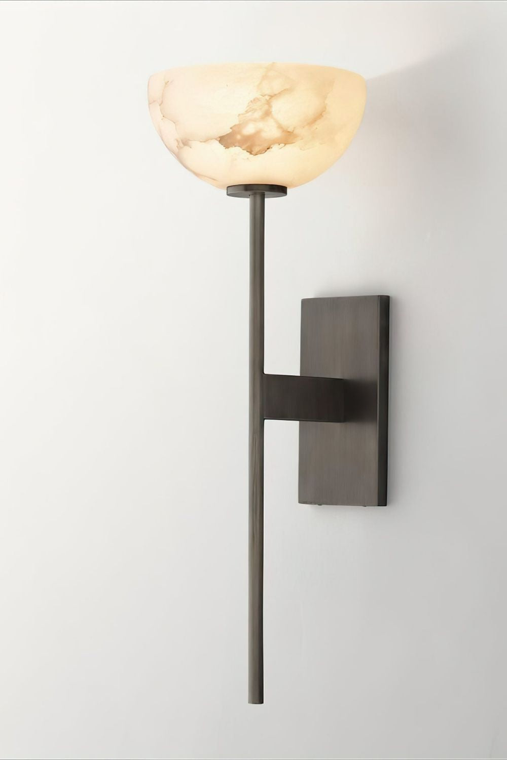 Alabaster Cup Wall Lamp