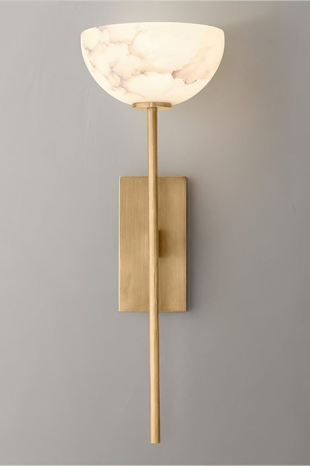 Alabaster Cup Wall Lamp