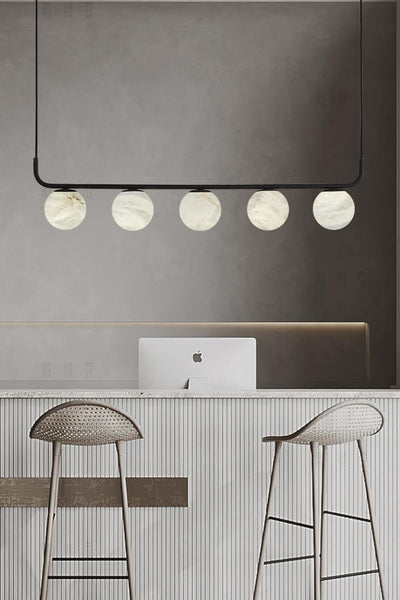 Alabaster Global Linear Pendant - SamuLighting