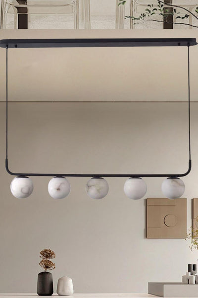 Alabaster Global Linear Pendant - SamuLighting