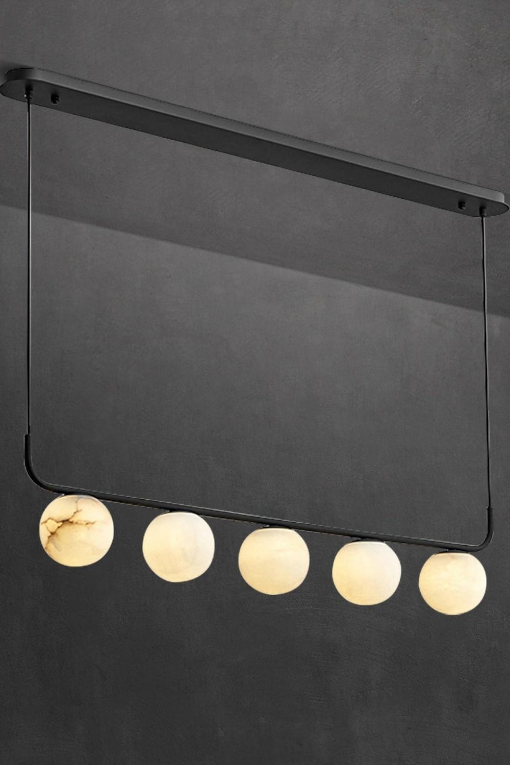 Alabaster Global Linear Pendant - SamuLighting